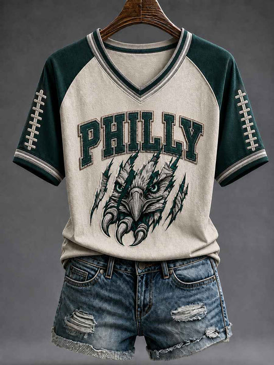 Women's Football Gameday Gift For Football Fans Short Sleeve T-shirt