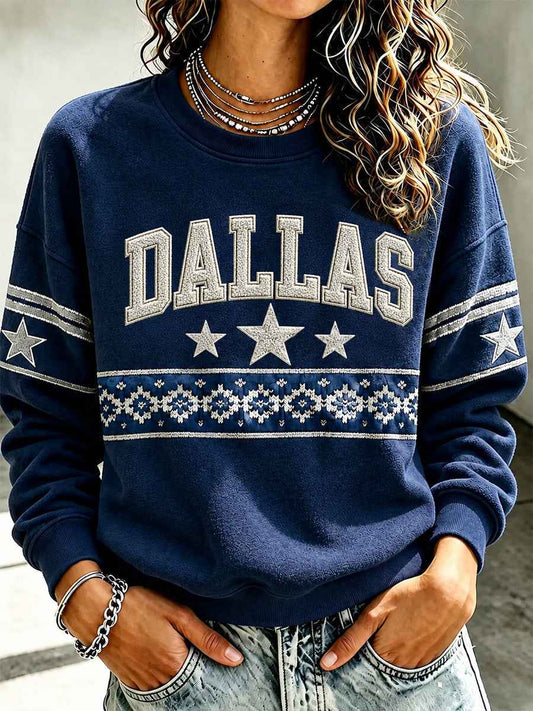 Women's Football Gameday Gift For Football Fans Casual Sweatshirt