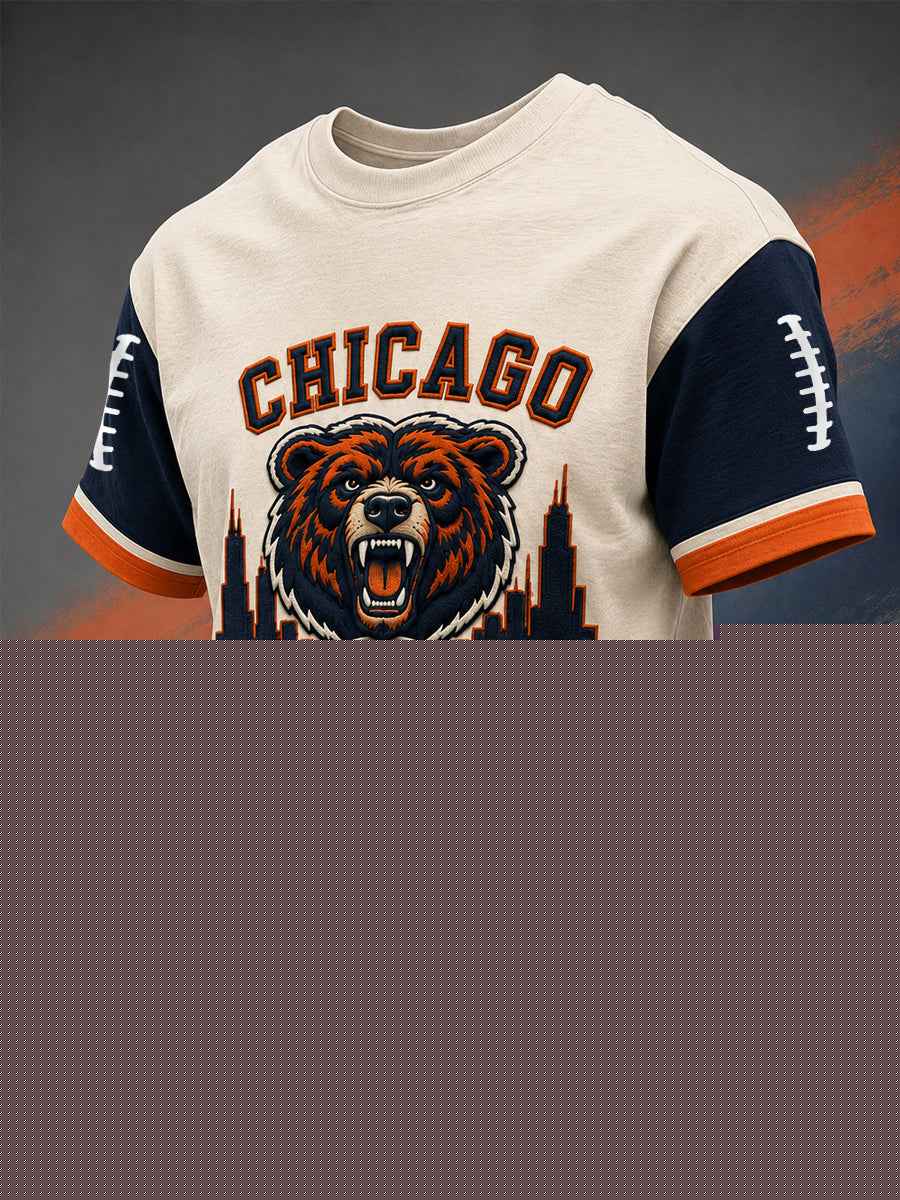 Men's Football Gameday Gift For Football Fans Casual Tee