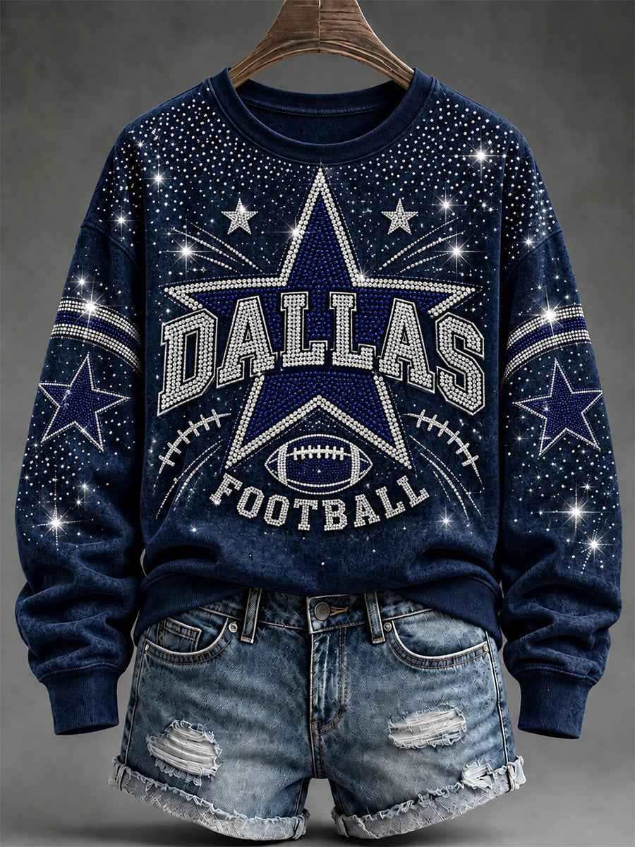 Women's Football Gameday Gift For Football Fans Casual Sweatshirt