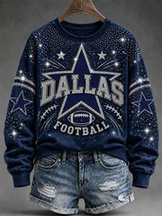 Women's Football Gameday Gift For Football Fans Casual Sweatshirt