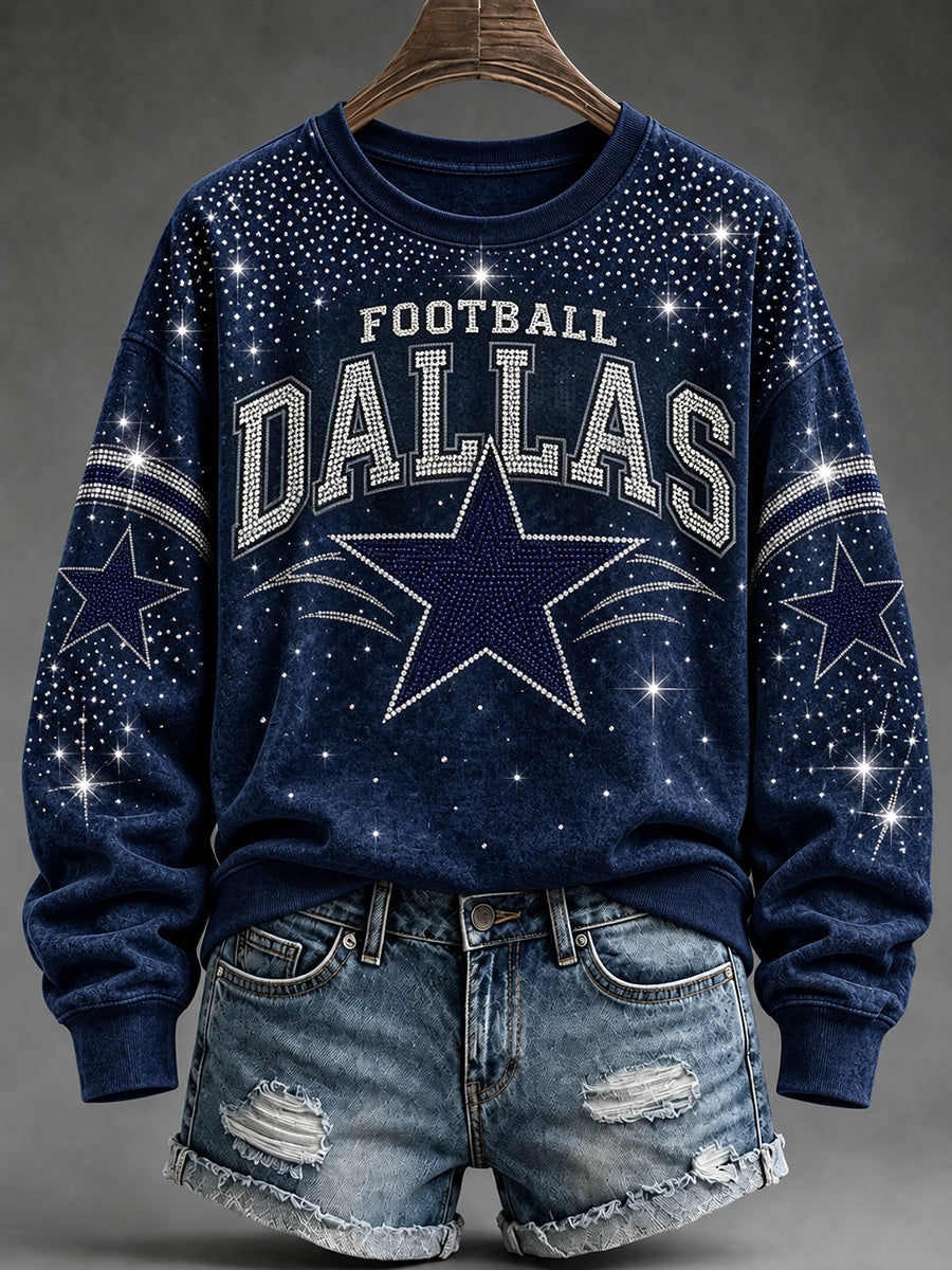Women's Football Gameday Gift For Football Fans Casual Sweatshirt gracestitchs