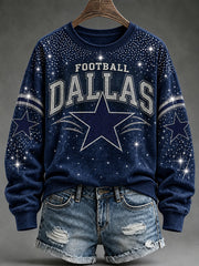 Women's Football Gameday Gift For Football Fans Casual Sweatshirt gracestitchs