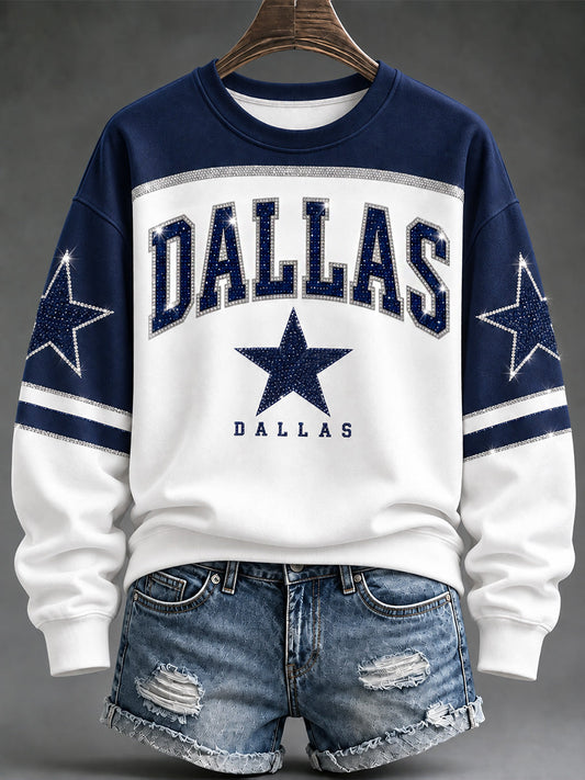 Women's Football Gameday Gift For Football Fans Casual Sweatshirt gracestitchs