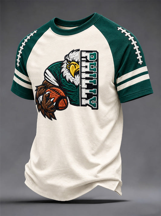 Men's Football Gameday Gift For Football Fans Casual Tee gracestitchs