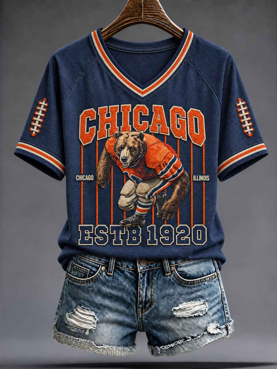 Women's Football Gameday Gift For Football Fans Short Sleeve T-shirt