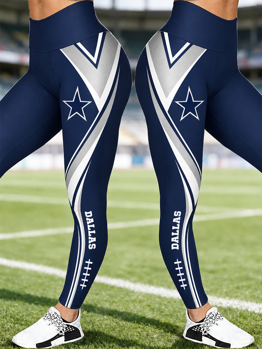 Women's Football Gameday Gift For Football Fans Casual Leggings gracestitchs