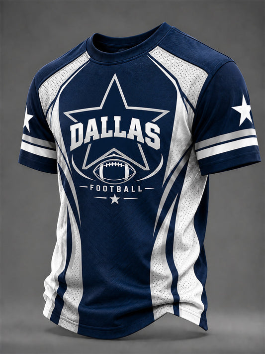 Men's Football Gameday Gift For Football Fans Casual Tee gracestitchs