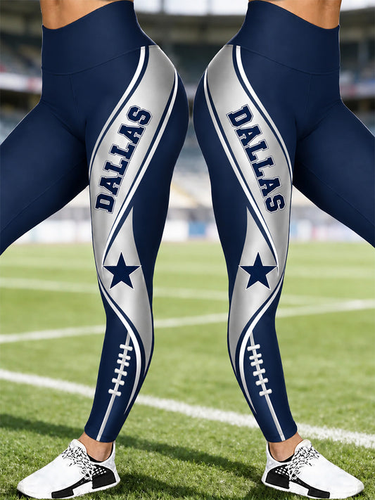 Women's Football Gameday Gift For Football Fans Casual Leggings gracestitchs