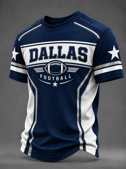 Men's Football Gameday Gift For Football Fans Casual Tee gracestitchs
