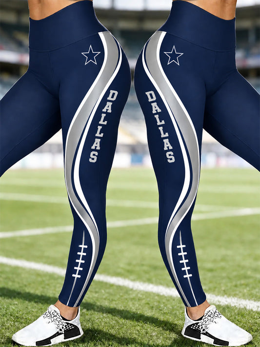 Women's Football Gameday Gift For Football Fans Casual Leggings gracestitchs
