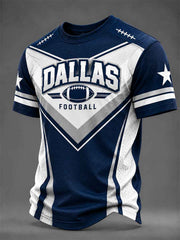 Men's Football Gameday Gift For Football Fans Casual Tee