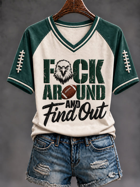 Women's Football Gameday Gift For Football Fans Short Sleeve T-shirt gracestitchs