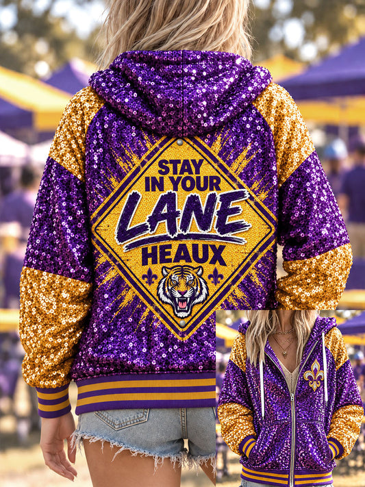 Women's "STAY IN YOUR LANE, HEAUX" Jackets gracestitchs