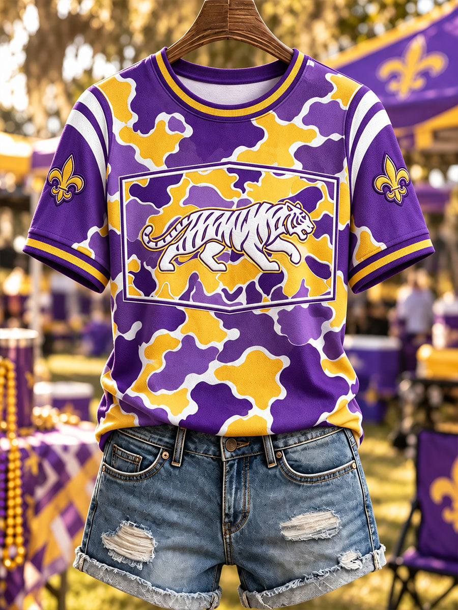 Women's College Football Fan T-Shirts gracestitchs
