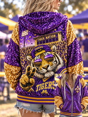 Women's College Football Fan Jackets gracestitchs