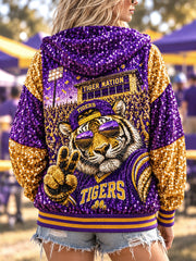 Women's College Football Fan Jackets gracestitchs
