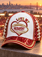 Unisex  Football Gameday Gift For Football Fans round neck Hat gracestitchs