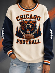 Women's Football Gameday Gift For Football Fans Casual Sweatshirt gracestitchs