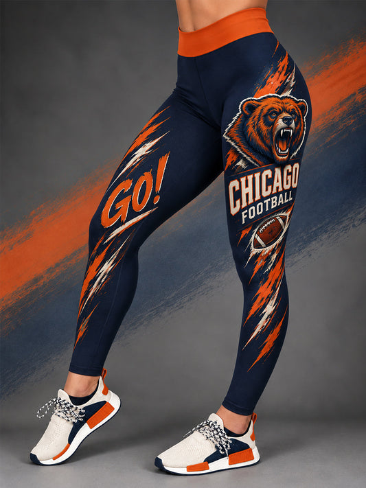 Women's Football Gameday Gift For Football Fans Leggings gracestitchs