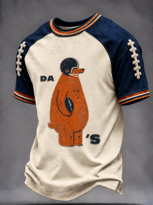 Men's Football Gameday Gift For Football Fans Short Sleeve T-shirt gracestitchs