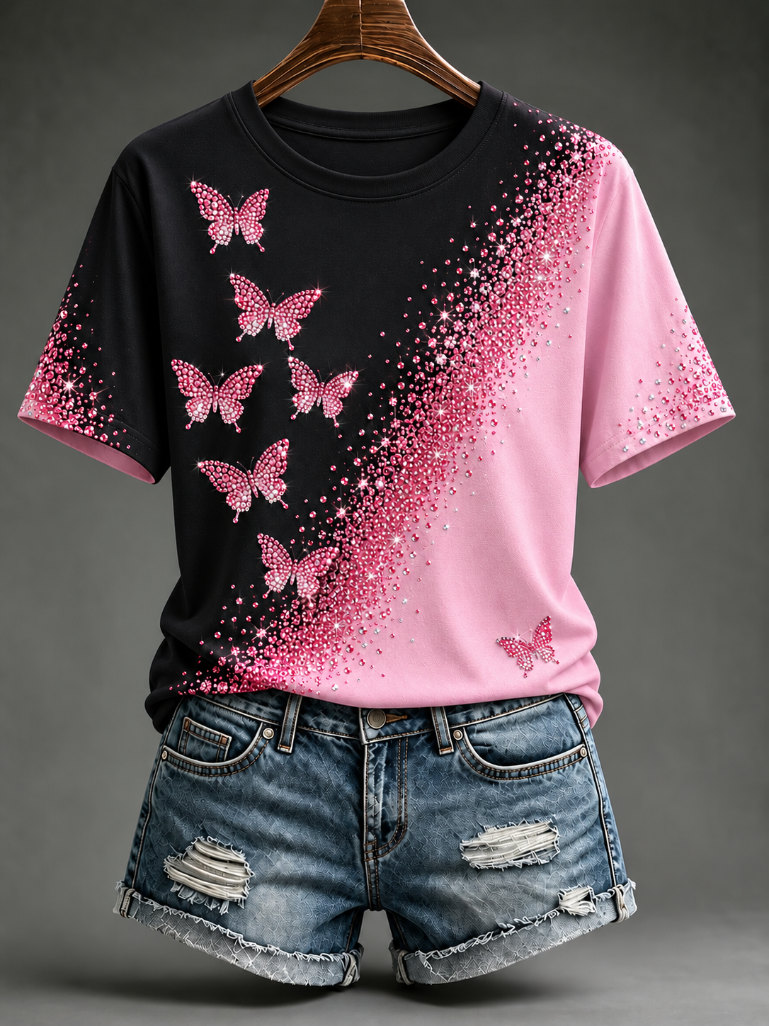 Women's Breast Cancer Short-sleeved T-shirt gracestitchs