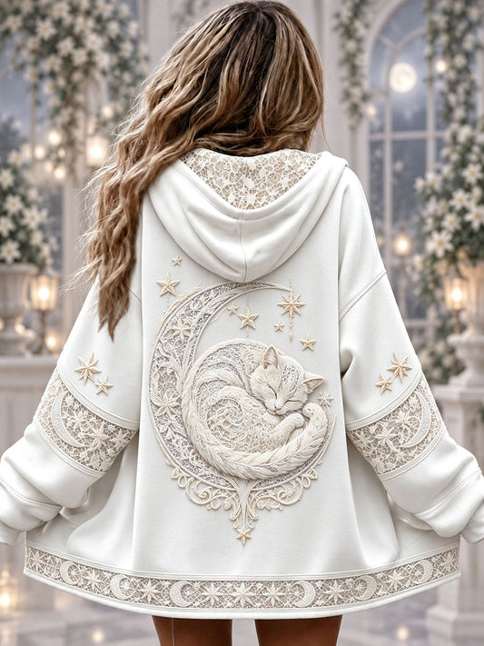 Women's Floral Cat Jackets gracestitchs