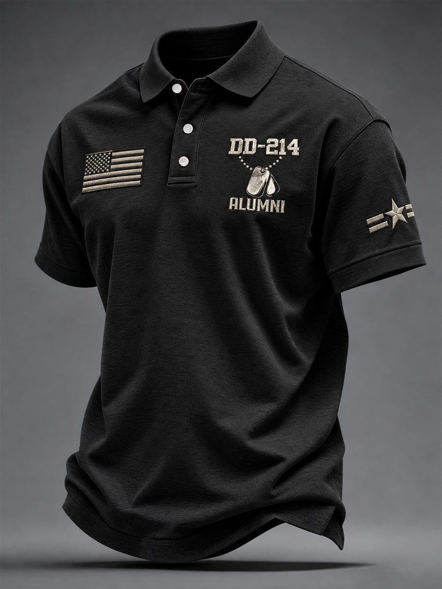 Men's Veteran Pride DD-214 Printed T-shirt gracestitchs