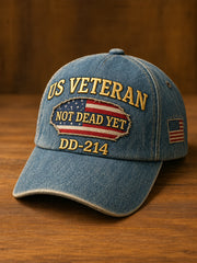 Unisex Funny Veteran Not Dead Yet Hat gracestitchs