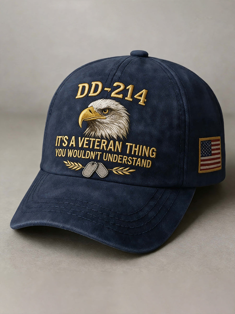 Unisex It's a veteran thing DD-214 Veteran Hat gracestitchs