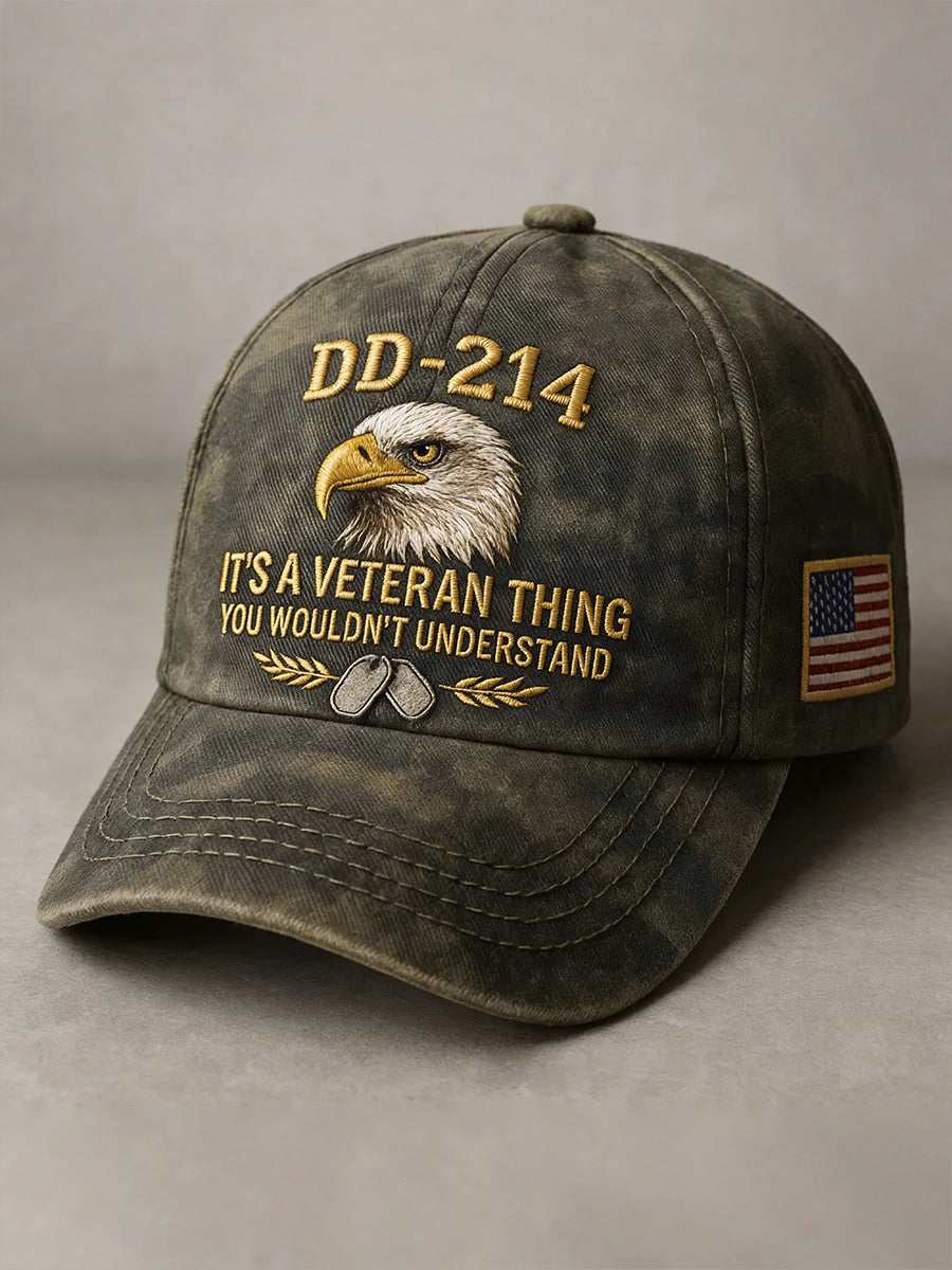 Unisex It's a veteran thing DD-214 Veteran Hat gracestitchs