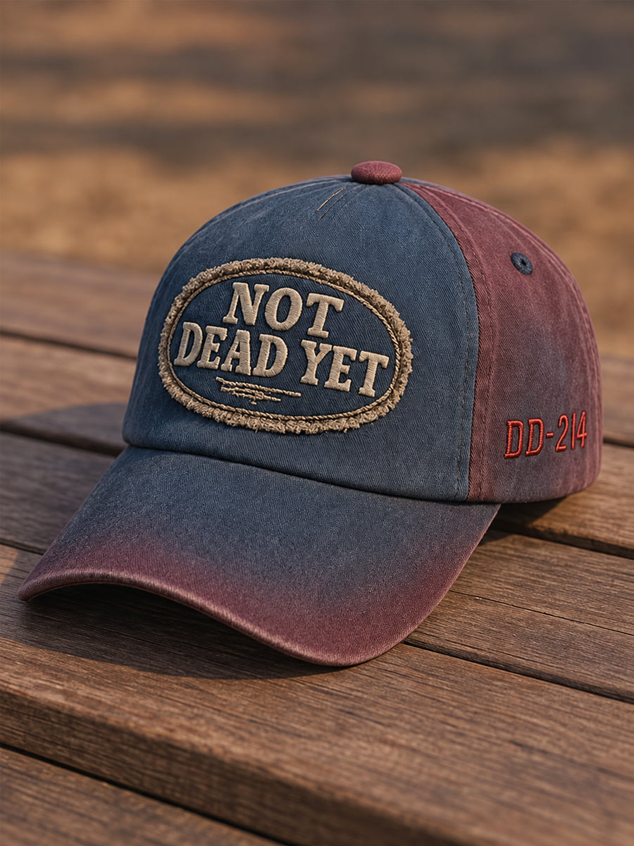 Unisex Funny Veteran Not Dead Yet Hat gracestitchs
