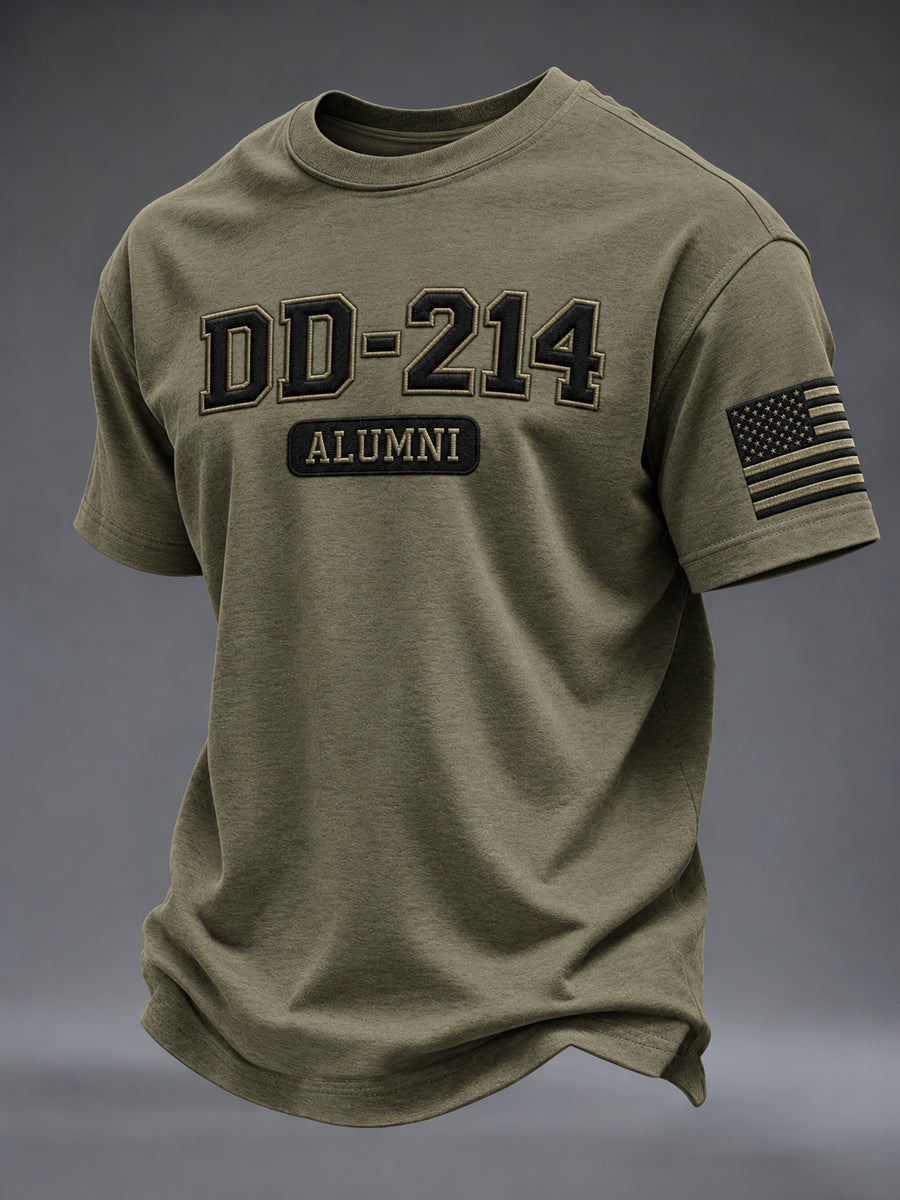 Men's Veteran Pride DD-214 Printed T-shirt gracestitchs