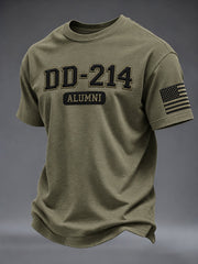 Men's Veteran Pride DD-214 Printed T-shirt gracestitchs