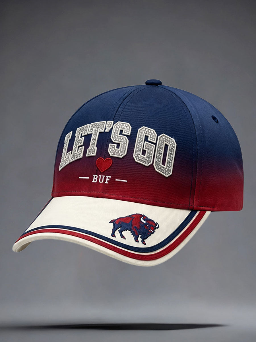 Unisex Football Lover Blue&Red Art Printed Hat gracestitchs