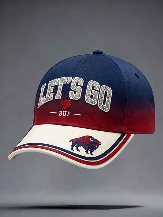 Unisex Football Lover Blue&Red Art Printed Hat