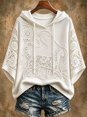 Women's Floral Cat Hoodies gracestitchs