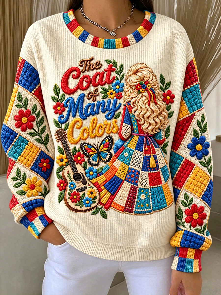 Women's "Coat of Many Colors" Sweatshirts gracestitchs