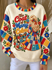 Women's "Coat of Many Colors" Sweatshirts gracestitchs