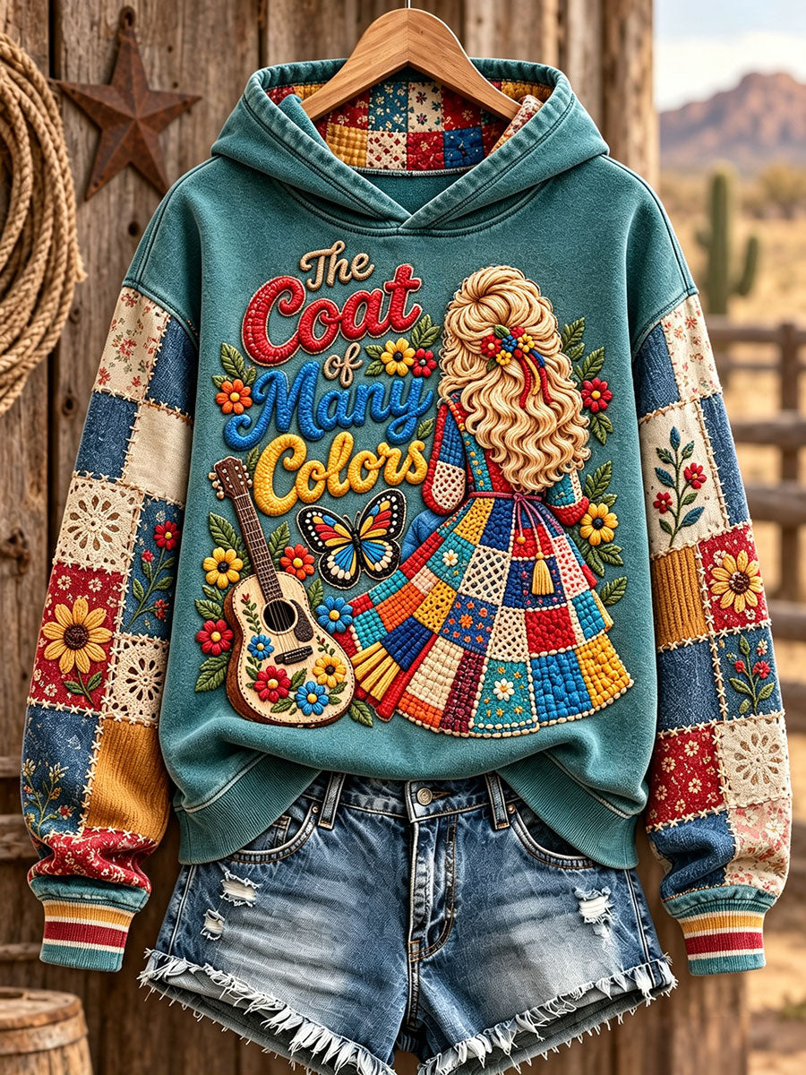 Women's "Coat of Many Colors" Country Music Hoodies gracestitchs