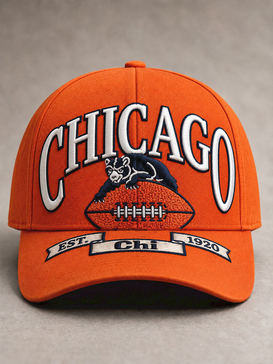 Unisex Chicago Football Lover Printed Hat gracestitchs