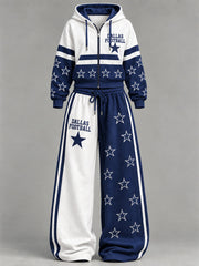 Women's Football Gameday Gift For Football Fans Casual Set gracestitchs