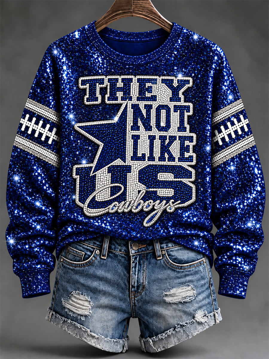 Women's Football Gameday Gift For Football Fans Casual Sweatshirt gracestitchs