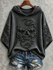 Women's Halloween Skull Hoodies gracestitchs
