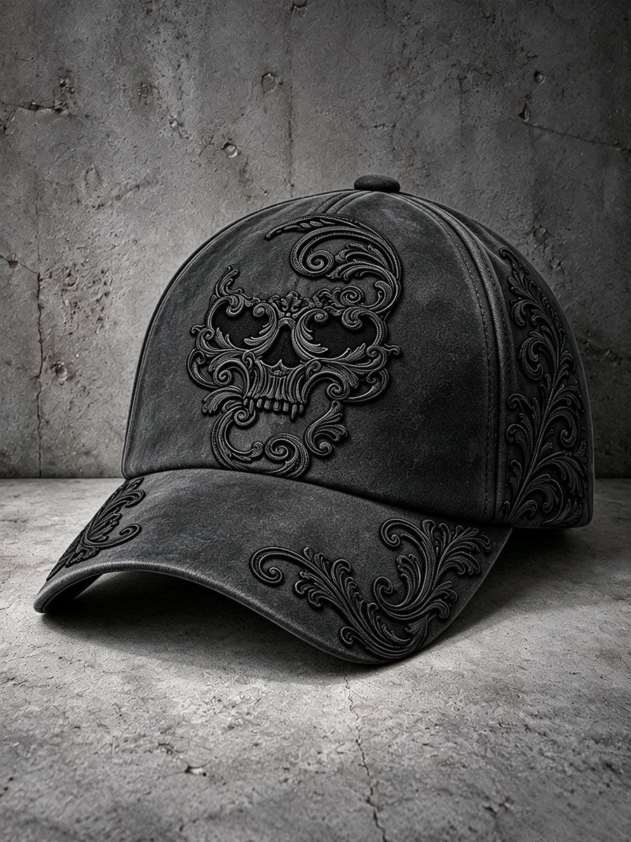 Unisex Halloween Skull Hats gracestitchs