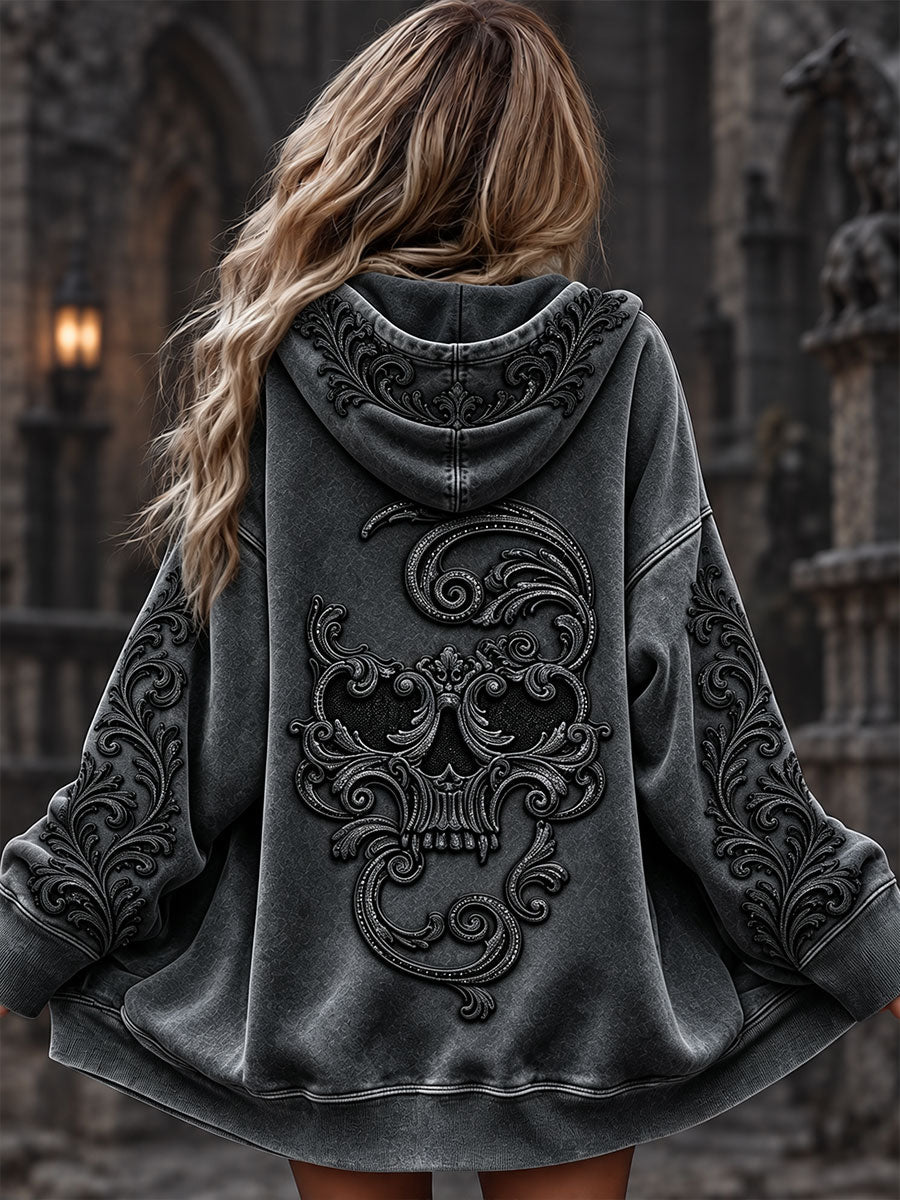 Women's Halloween Skull Jacket gracestitchs