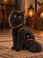 Halloween Cat Vests gracestitchs