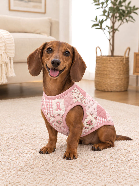 Breast Cancer Awareness Dog Vests gracestitchs