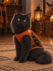 Halloween Cat Vests gracestitchs