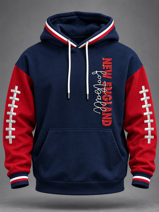 Men's Football Gameday Gift For Football Fans Casual Hoodie gracestitchs